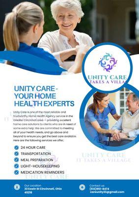 It Takes A Village
We Care at Unity Care