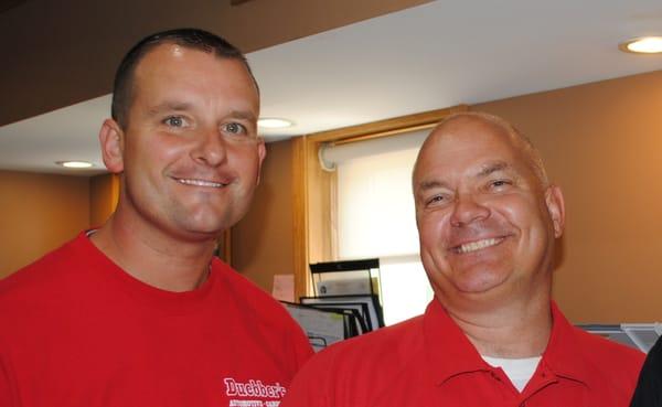 Marc Duebber, Owner and Jim Schulten, Service Manager