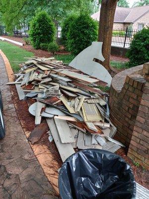 Construction debris removal