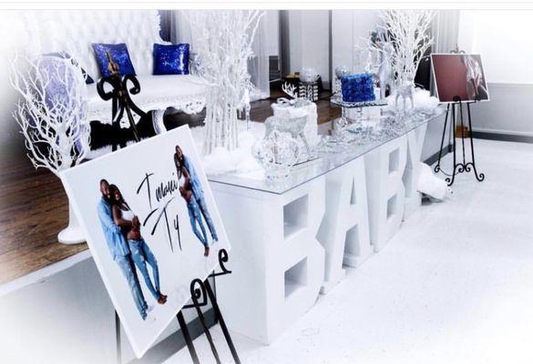 Dash Events Winter White Baby Showers