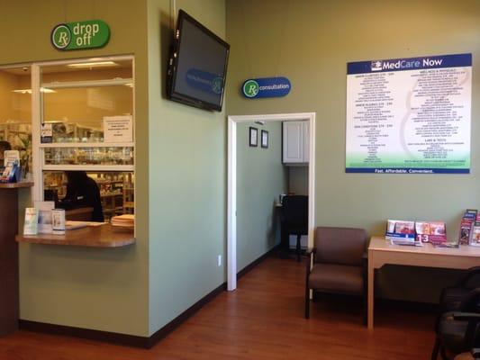 MedCare Now has a on site pharmacy.