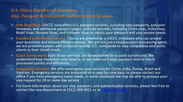 Visa, passport and Document Authentication Service