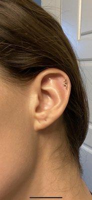 Helix piercing