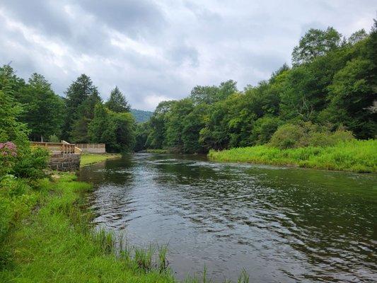 Clarion River and overlook