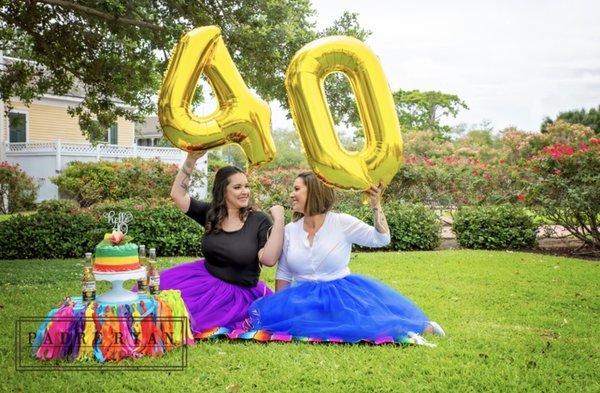 40th Birthday Photos (I'm in purple skirt) Hair by Maria Make up by Andres