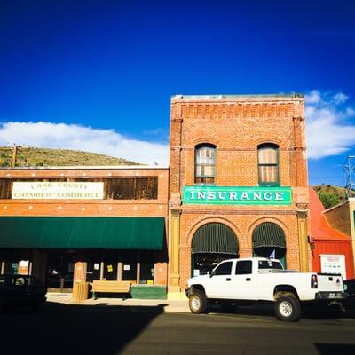 Historic buildings downtown.