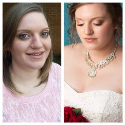 Before & After: Bridal Makeover