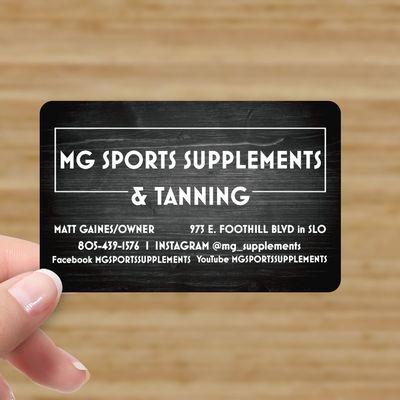 MG SUPPLEMENTS & TANNING CONTACT INFO