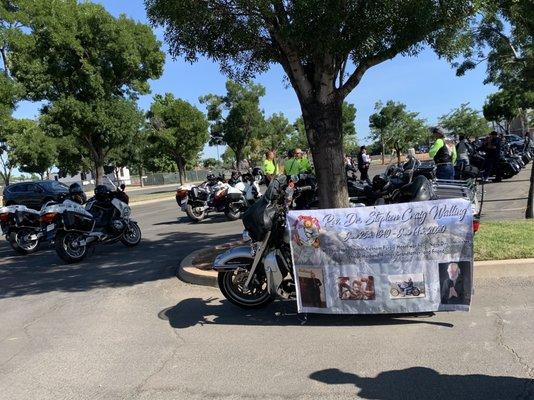 3'X5' banner for memorial ride