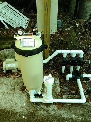 We install filter cartridge systems, pool pumps, salt systems & chlorinators