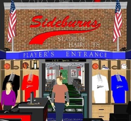 Sideburns Stadium Haircuts