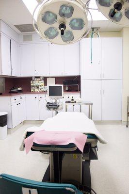 AAAASF accredited operating room located in suite!