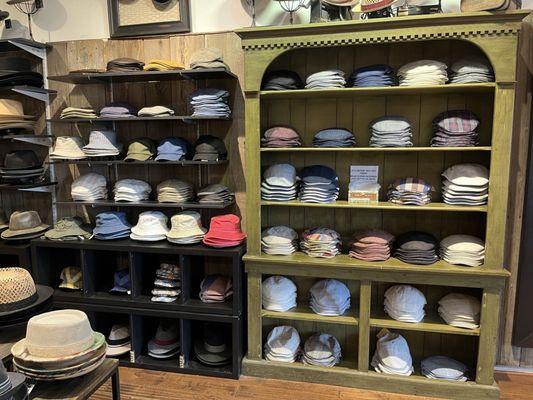 Great selection of hats