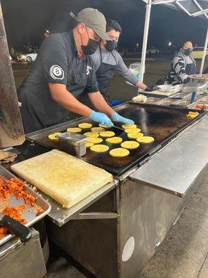 Warming up Tortillas