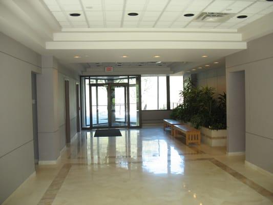 lobby of commercial building