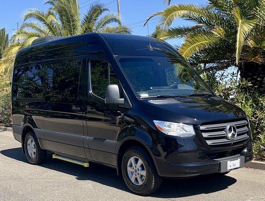 Rent this 12 Passenger Mercedes-Benz Sprinter Van with unlimited mileage from Sac Van Rental, serving Sacramento and surrounding areas.