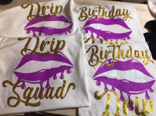 Custom birthday shirts