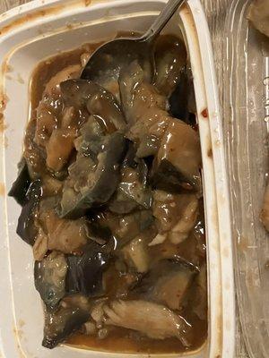 Green moldy chicken