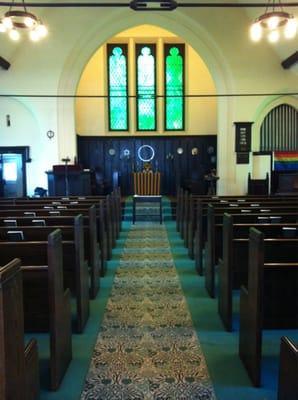 Our "Welcoming Church" Sanctuary