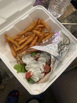 Chicken Gyro Sandwich