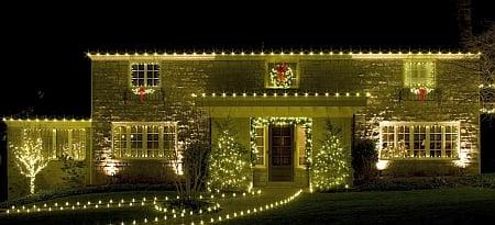 Holiday lighting installation by White Glove keeps your holiday season stress-free!