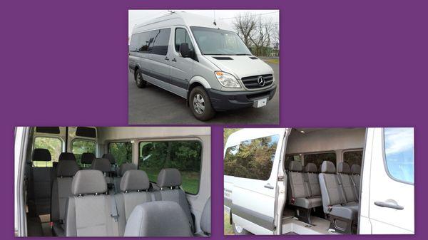 14 pass Sprinter Mercedes van