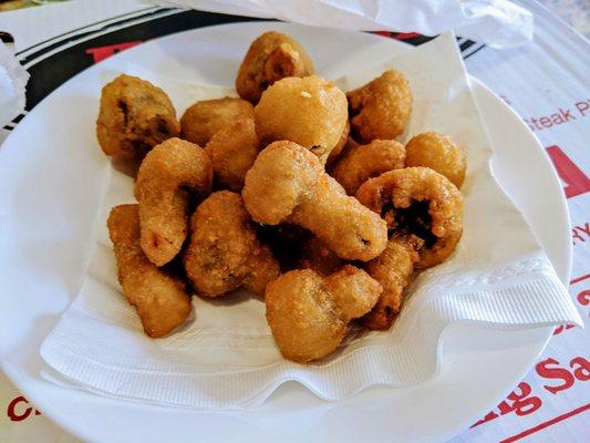 Fried mushrooms, $6.95.