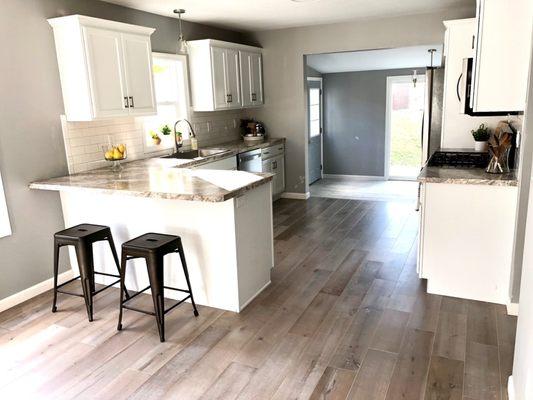 Kitchen remodeling project.