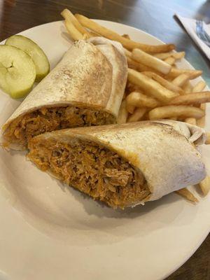 Buffalo Chicken Cheesesteak Wrap