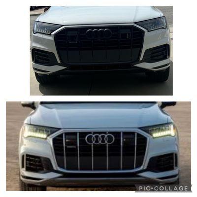 Bottom is a stock photo and top is front end with wrap