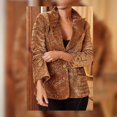 Gold blazer