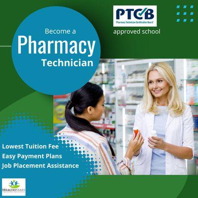 Let HealthStaff Training Institute train you with the skills and knowledge to prepare you to become a Certified Pharmacy Technician