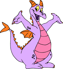 Our PreK class are purple dragons, and our mascot is Figment, the figment of imagination from Disney World's Epcot.