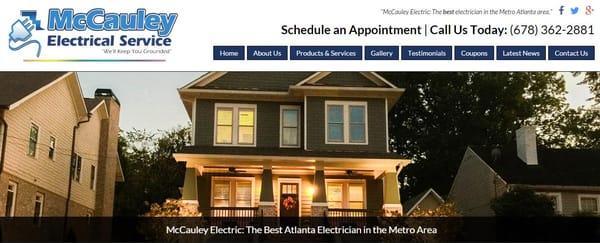 McCauley Electric: The best electrician in the Metro Atlanta area.