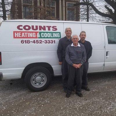 Counts Heating & Cooling. Founded in 1965.