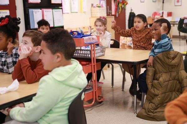 Sugar Ridge Elementary School Students Enjoying Class