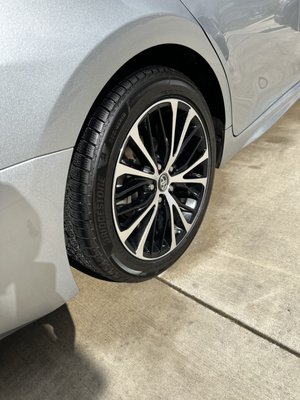 Wheel cleaning