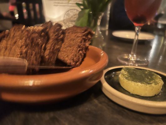 Irish Bread with roasted seaweed butter