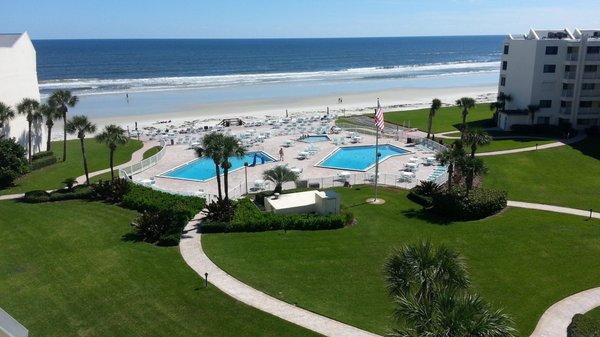 Ocean view from the 5th floor at Errol by the Sea.