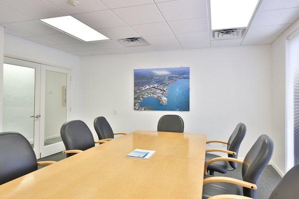 Conference Room at Michael Saunders & Company's Englewood Office. Englewood Real Estate, Homes, Condos, Lots, and Title. We're Local. We're