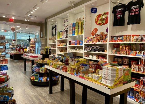 Shelves of candies