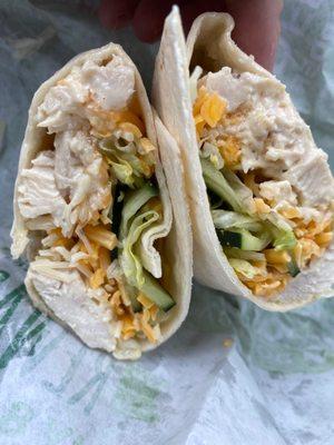 All Natural Chicken Caesar Wrap (378 Cal)