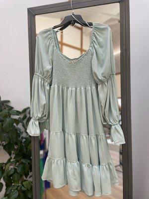 great spring dress sage green