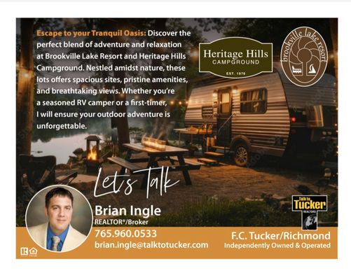 Brookville Lake Resort or Heritage Hills Campground? Which fit your needs?