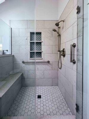 Custom tile shower in Avon Lake