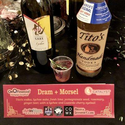 Dram and Morsel holiday cocktail 2019