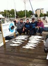 A good day charter fishing on a great charter boat!