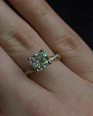 diamond engagement ring-choose your stone and your setting