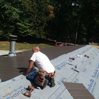 Also install metal roofs