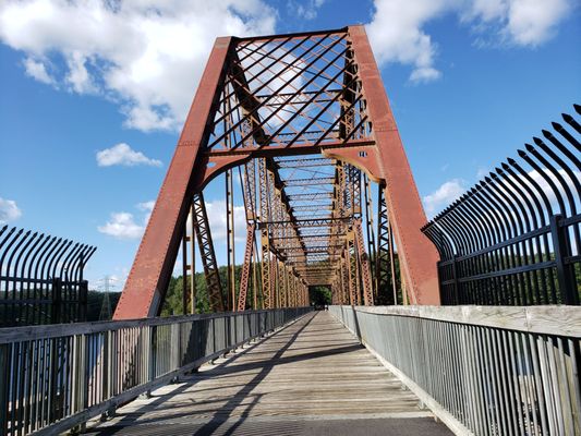 Rail Trail bridge.